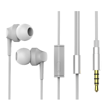 Écouteurs filaires de 3,5 mm écouteurs avec microphone
